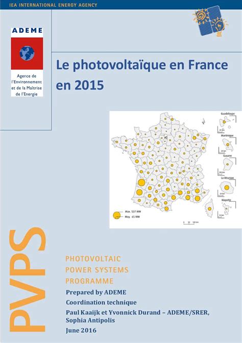 of PV Power Applications in France PS 2021 PV .